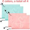 Lesnala 4Pcs Dog Shower Cap Waterproof Ear Covers for Bath for Pet Grooming Rain Swimming Protection Adjustable Size 2 Colors