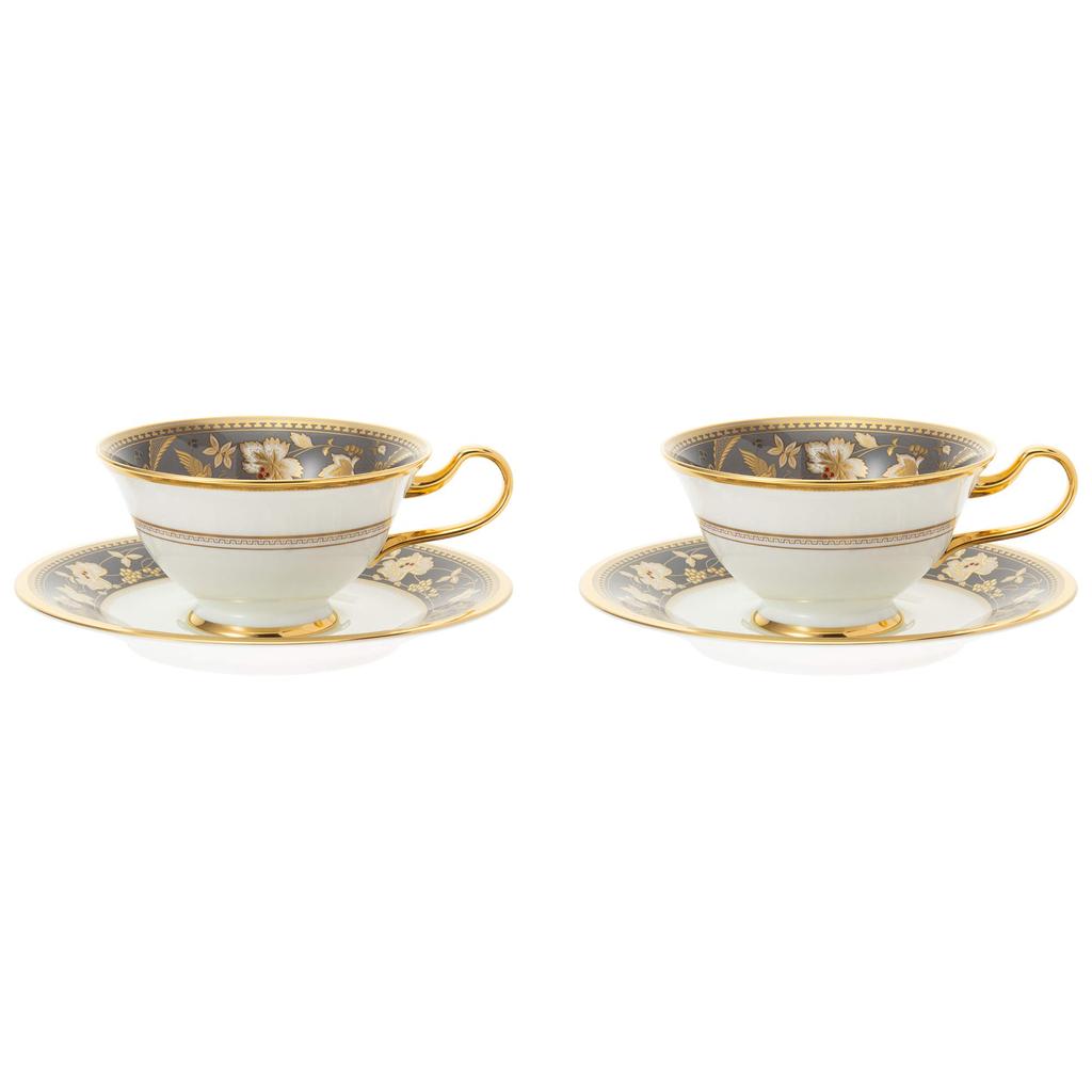 Noritake Cup Saucer Coffee 220cc Sublime 2 Bone China & (Pair Set) (For Tea) Y6988/4403