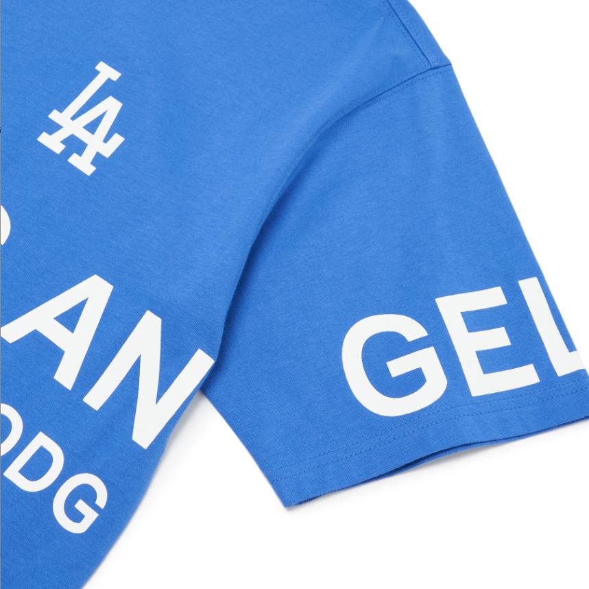 Neues MLB LA DODGERS SS22 Straight T-Shirt Unisex Blau 3ATS07023-07BLS