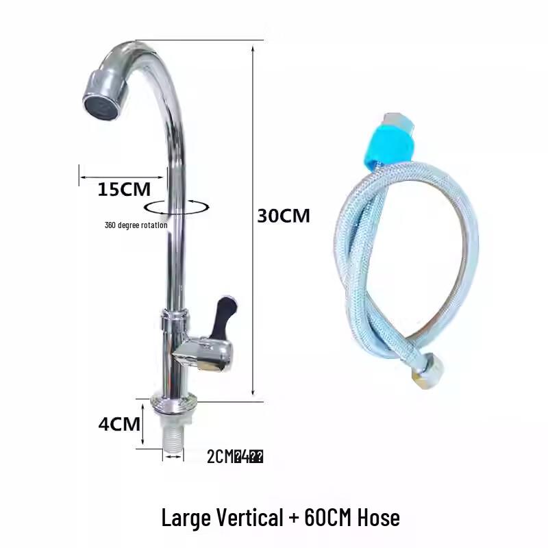 TLXTPP Single Cold Plastic Kitchen Sink Faucet