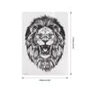 5 Sheet Animal Pattern Temporary Tattoo Sticker Men Waterproof Tattoo Sticker Accessory