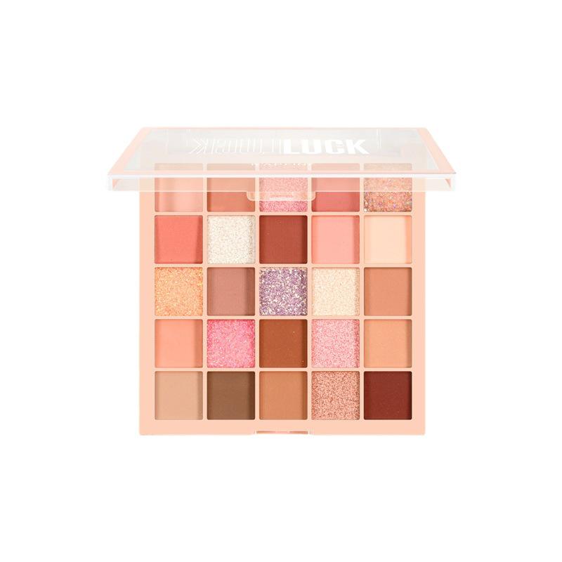 Cool and Subtle 25-Color Eyeshadow Palette: New for 2022 in Pearlescent Matte Earth Tones