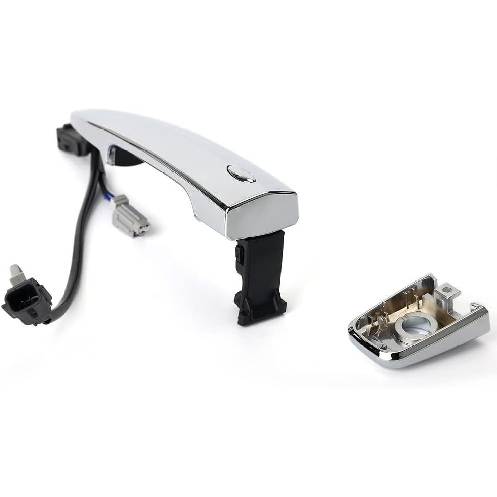 806469N00A Exterior Chrome Door Handle Front Left Driver Side, With Sensor And Smart Keyless Entry System, For 2009-2018 Nissan