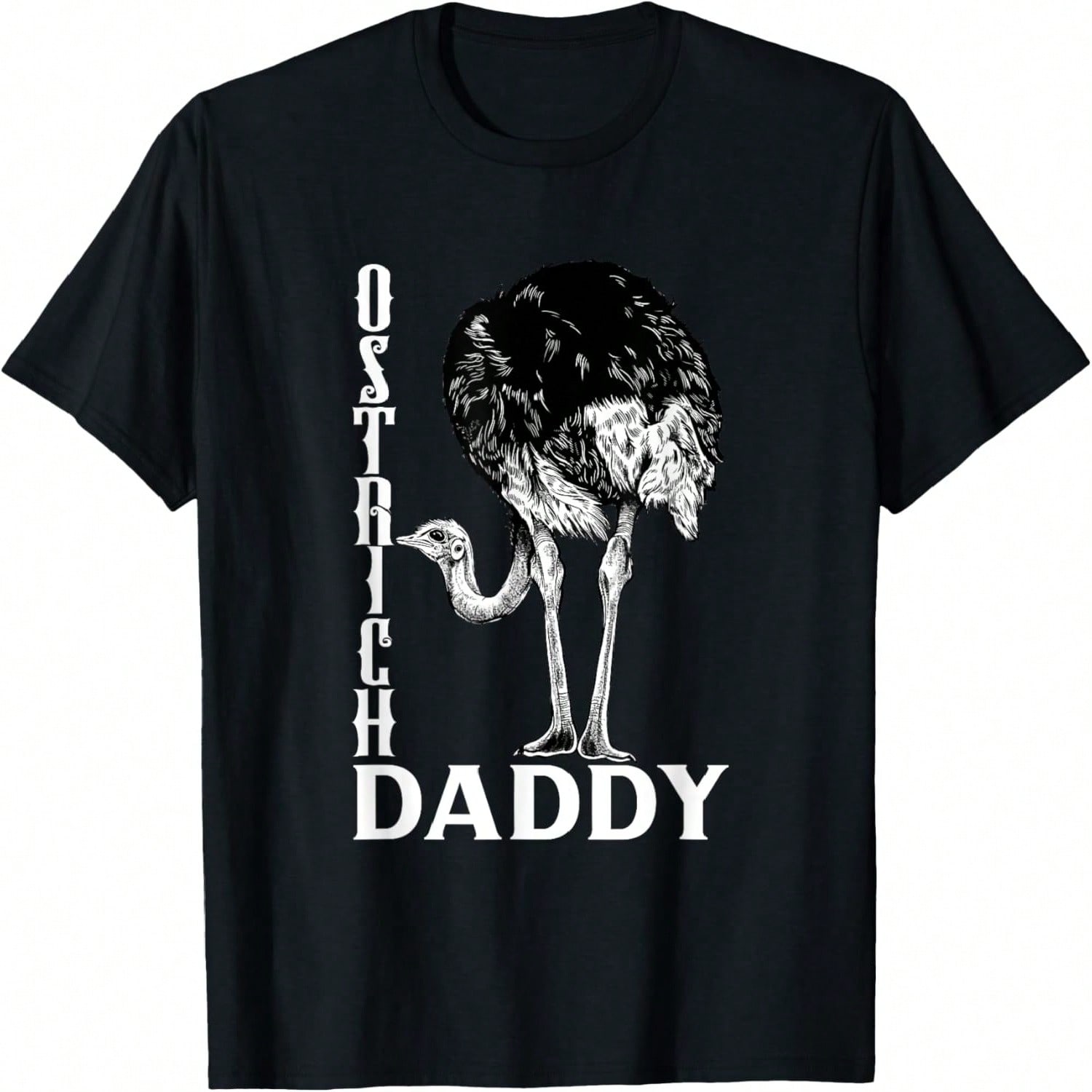 Ostrich Print Landscape - Cute Ostrich T-Shirt S разноцветный