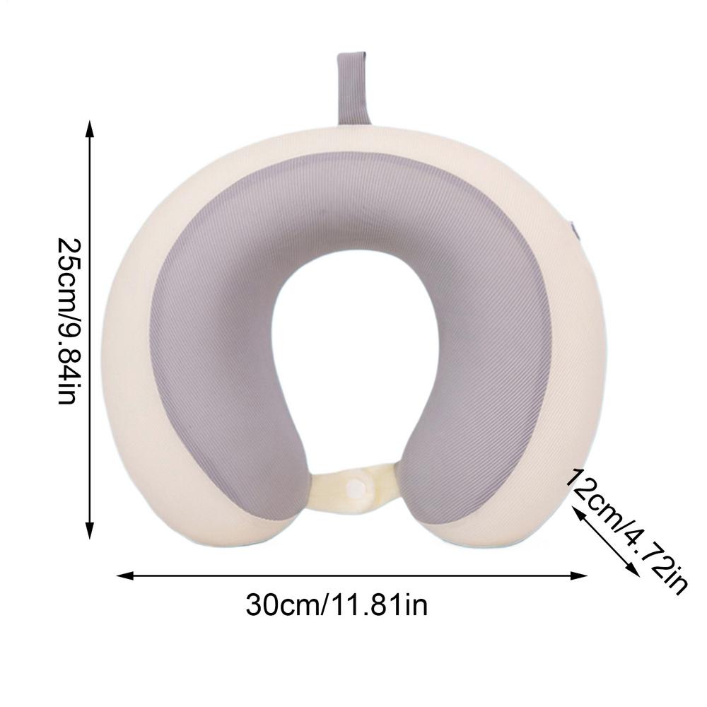 Poduszka podróżna na szyję w kształcie litery U do podróży Ergonomiczna poduszka Podparcie głowy Oddychający design na gorącą pogodę Długa