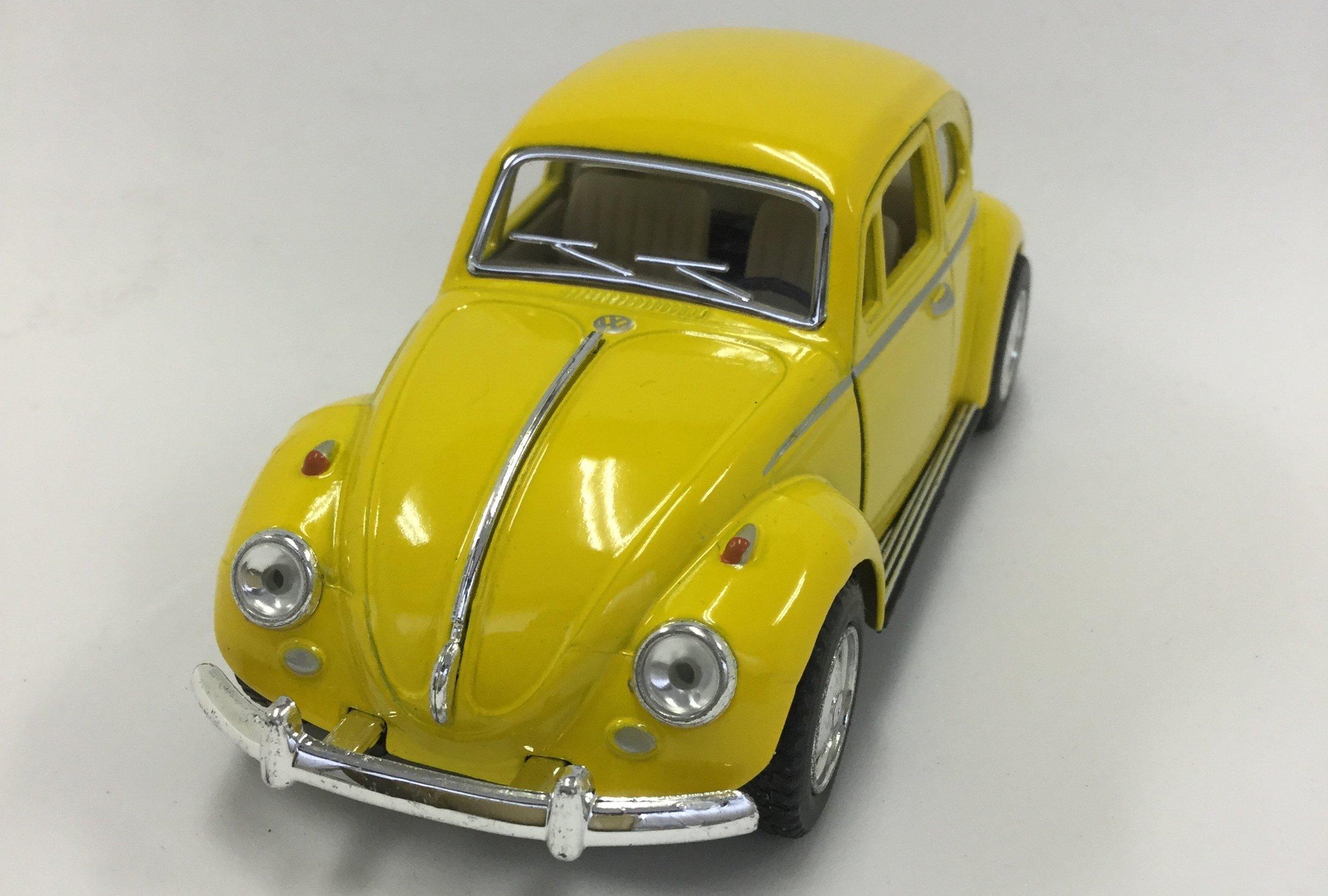 

KiNSMART Scale 1967 Classic Beetle Pullback Diecast Model Car 1/32 (Yellow)