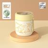 Nuovo Stile 2023 Tazza Termica Portatile con Coperchio, Cucchiaio e Manico per Ragazze - Ideale per Colazione, Porridge, Zuppa e Latte di Soia