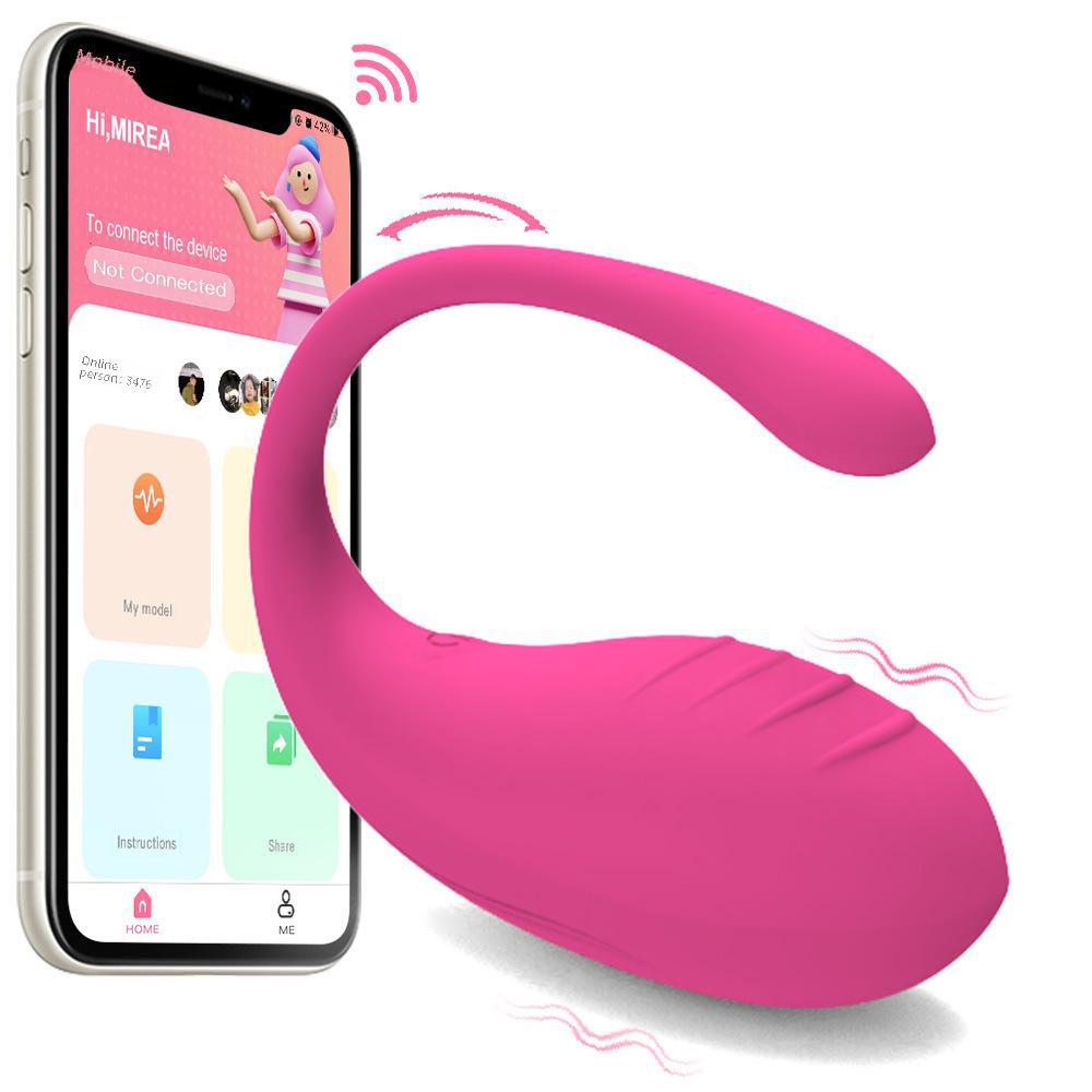 Kabelloser, app-gesteuerter tragbarer Tadpole Jumping Egg G-Punkt-Vibrator für weiblichen Orgasmus und Masturbation
