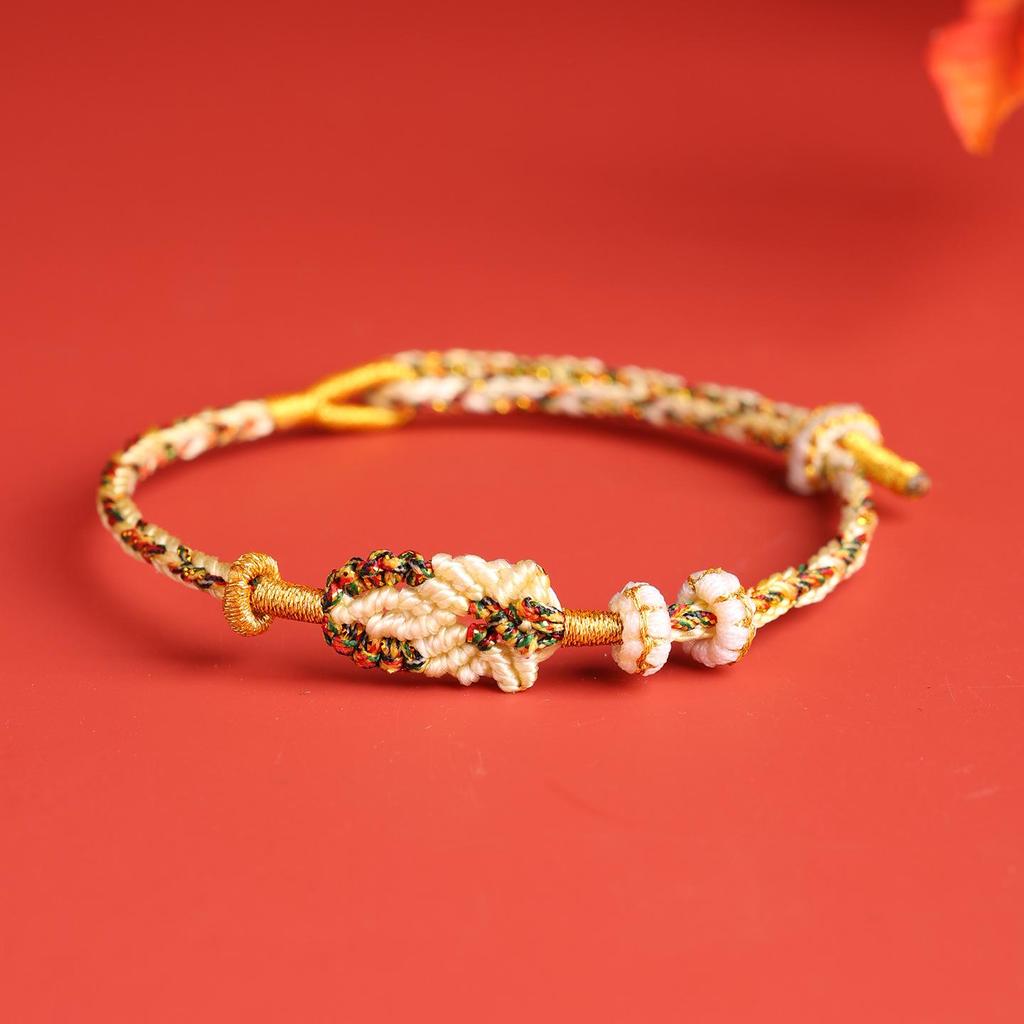 Handmade Zodiac Red Rope Bracelet: Year of the Horse Gift for Men and Women