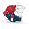 Tommy Hilfiger Denim Weiß Silikon/Gummi Herren Quarz Uhr 1791324
