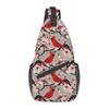 Red Magpie Chest Bag Boy/Girls Best Gift 2D Flat Cartoon Large Capacity Outdoor Sports Leisure Fashion Messenger Bag