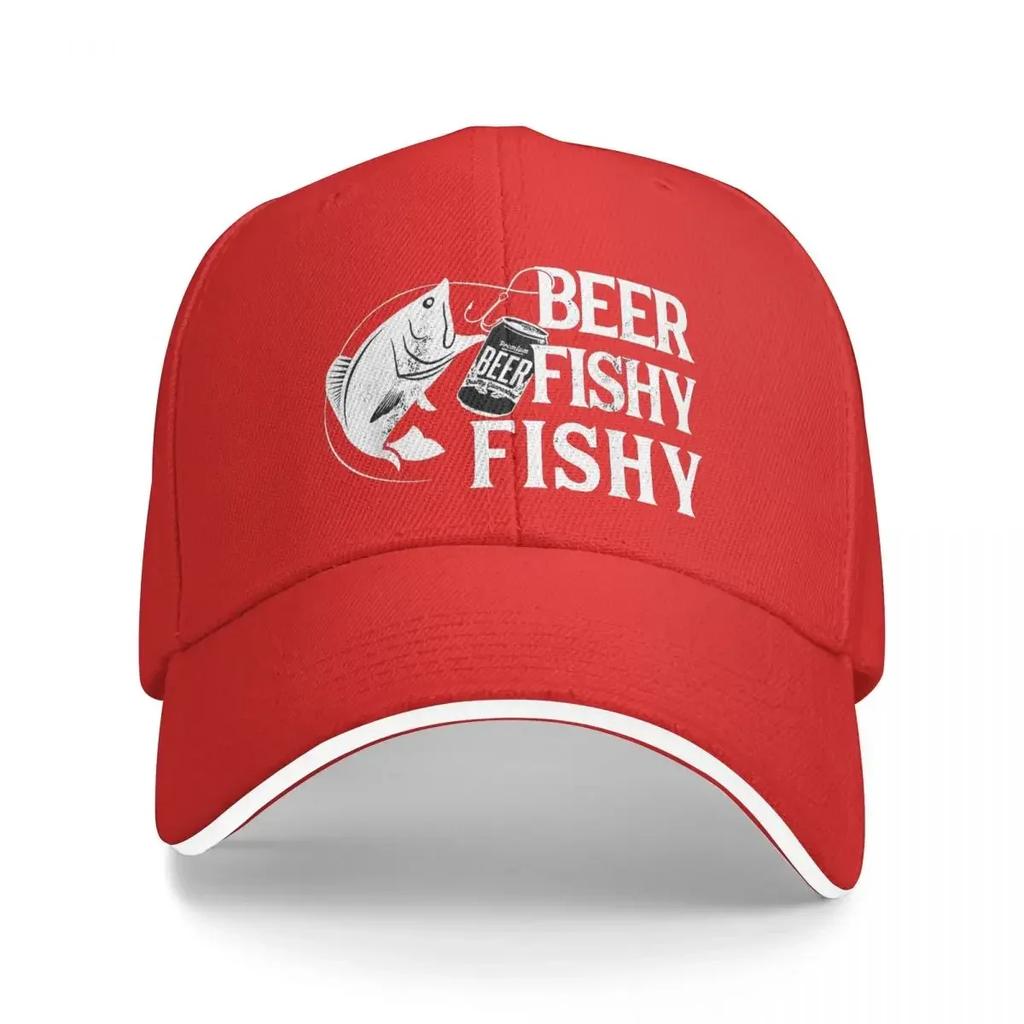 New Beer Fishy Fishy Cap Fashion Casual Baseball Caps Adjustable Hat Hip Hop Summer Unisex Baseball Hats Customizable Polychroma