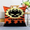 Pop Punk Band T-The OffspringS Pillow Covers Cartoon Sofa Decorative Home Double-sided Printing Short Plush Cute Cushion Cover