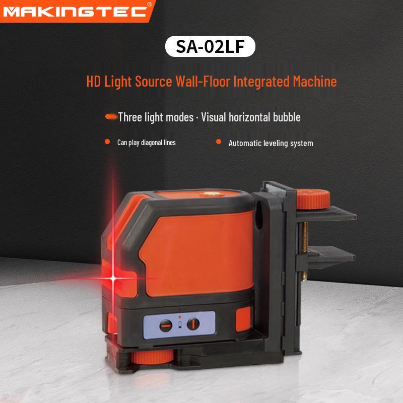 2-Line Green Infrared Laser Level with Auto-Leveling for Outdoor Use