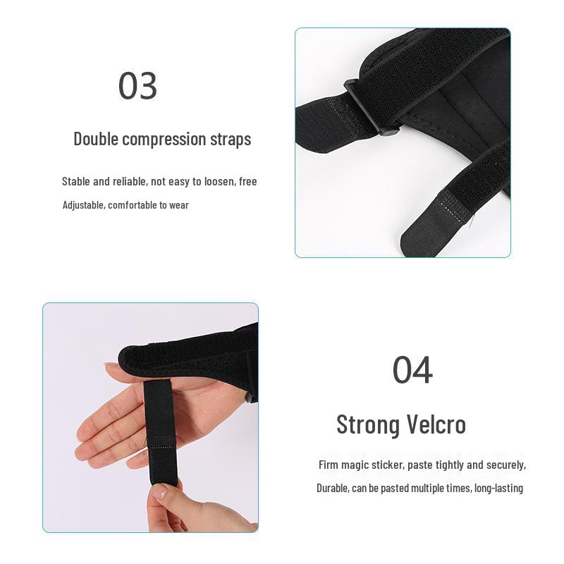Protège-pouce et poignet réglable pour le sport, gaine tendineuse et soutien articulaire avec plaque d'acier pour la prévention des entorses.