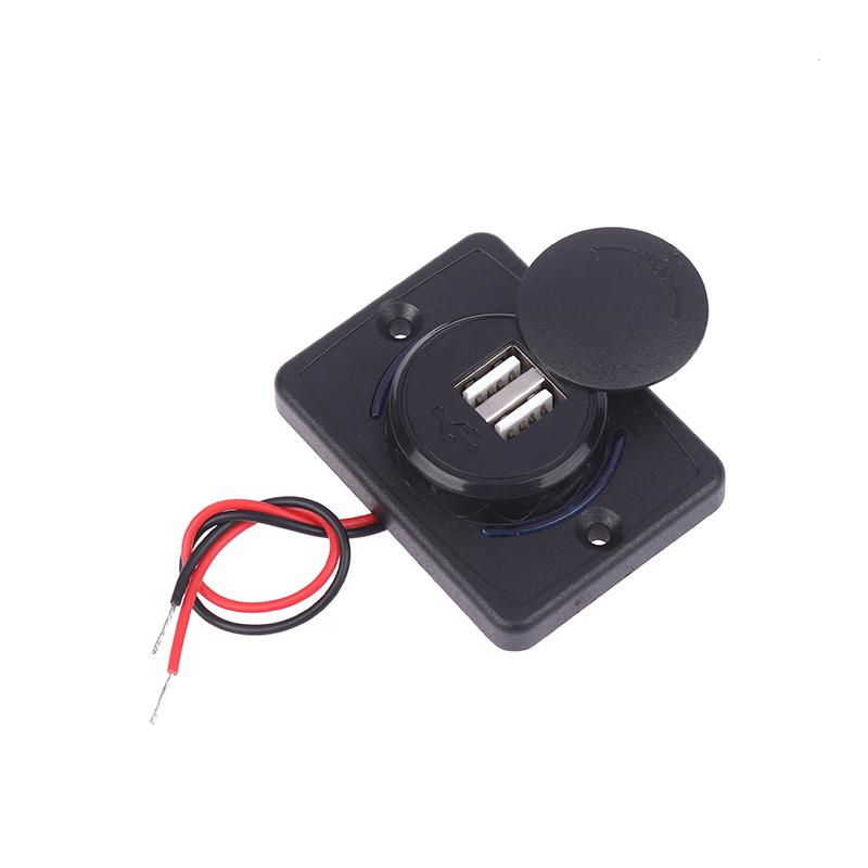 

DIY 5V 3.1A модифицированное зарядное устройство для мотоцикла, автомобильная розетка, 2 USB-гнезда, зарядное устройство, адаптер, панель для автомобиля, лодки, автобуса, мотоцикла