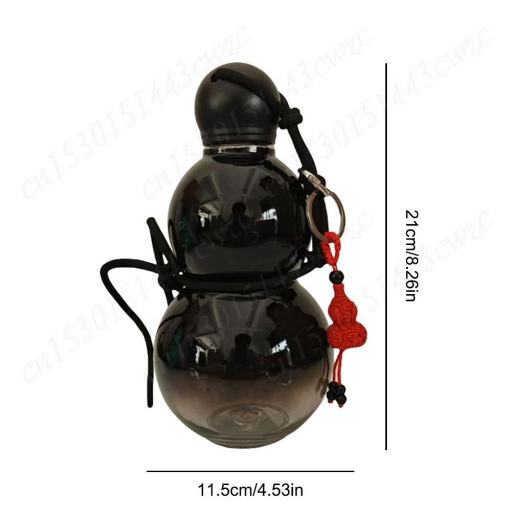 Gourd Sports Water Bottle Vintage Chinese Retro-Inspired Gourd Water Bottle 800ML Large Capacity Water Kettle Gifts for Outdoor