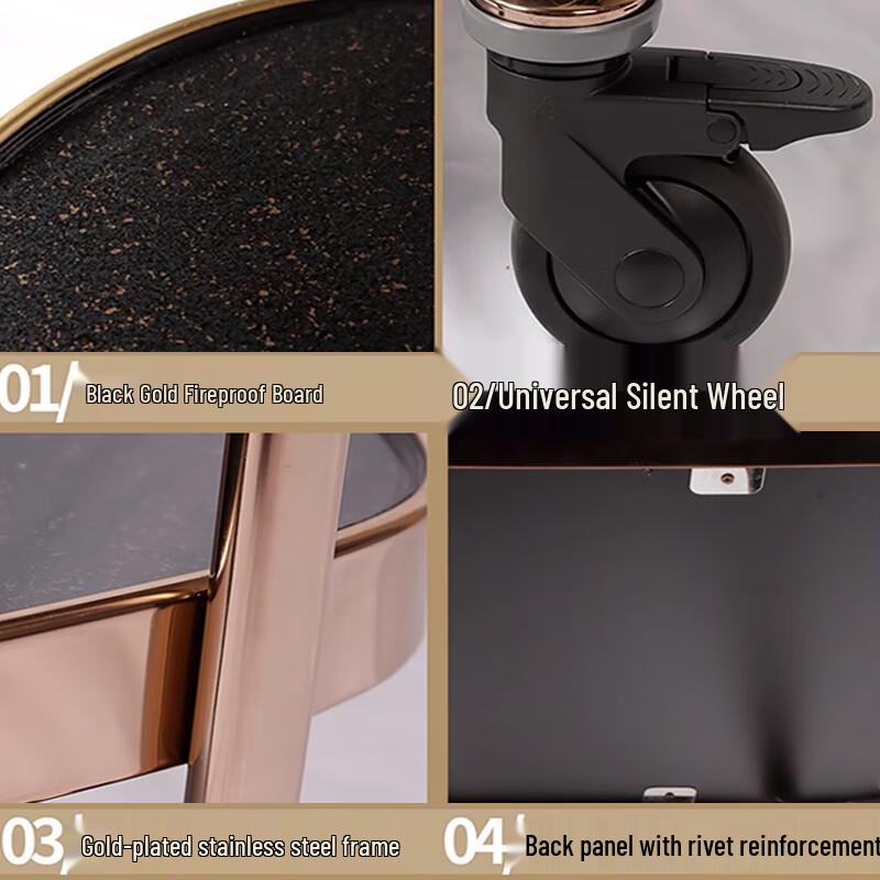 Stainless Steel Multi-purpose Serving Trolley