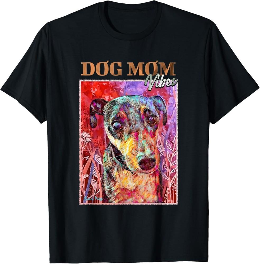 Dog Mom Vibes T-Shirt L