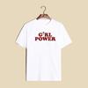 Premium Quality Casual T-shirt Featuring Girl Power Message For Confident Femmes