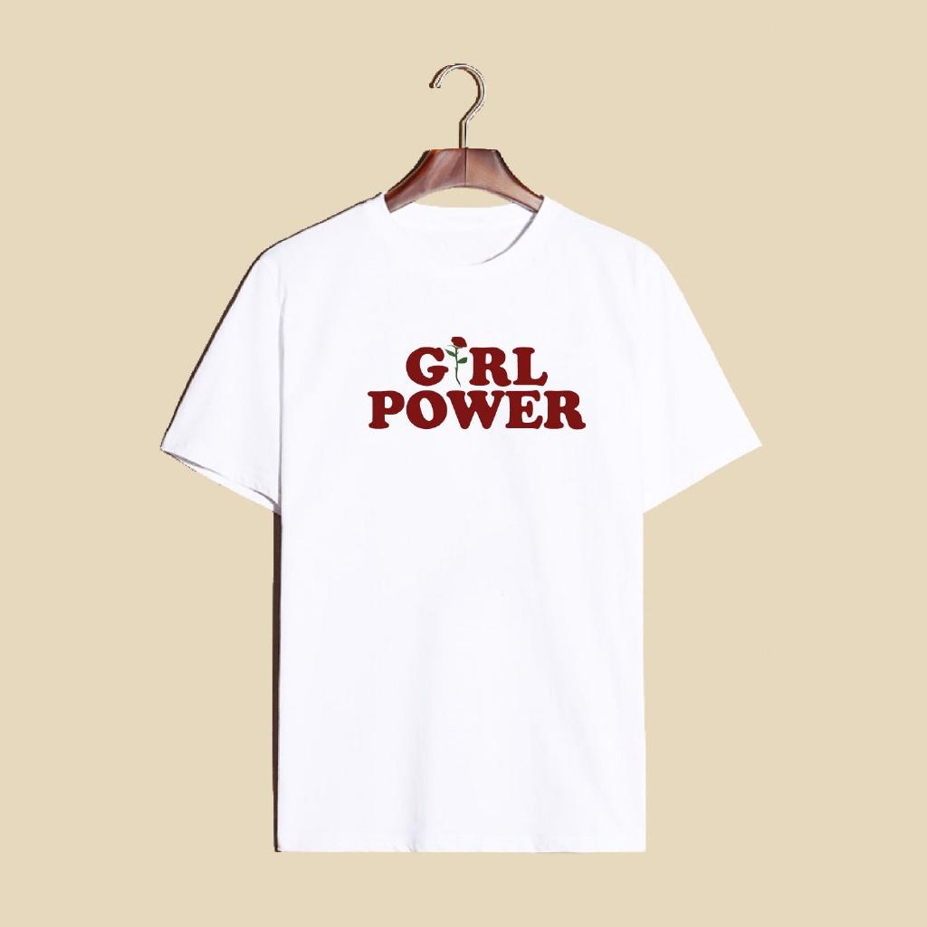 Premium Quality Casual T-shirt Featuring Girl Power Message For Confident Femmes
