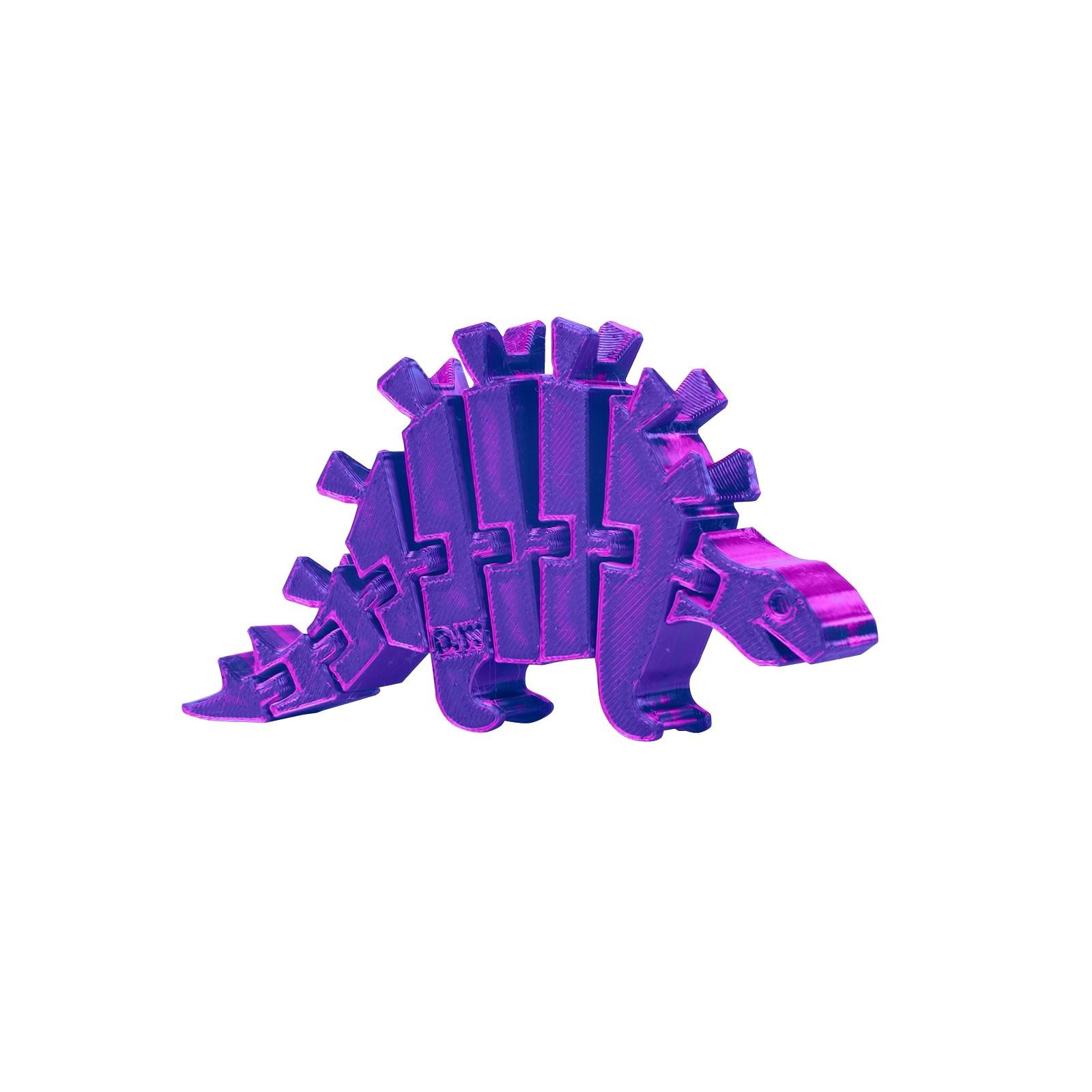 

3D-печатный радужный шарнирный динозавр, украшение, потрясающая художественная элегантность для осмысленного современного домашнего декора One Size