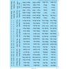 Aussie Truck Bug Deflector Names - Set 1 - 1/14 - Water Decal - Waterslide, 1/14