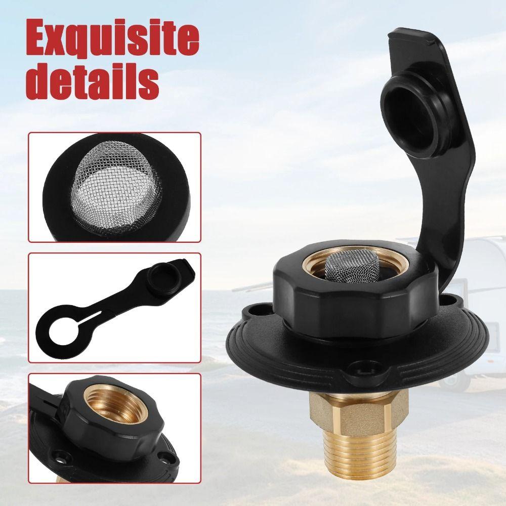 RV Accessories Water Inlet Filler Durable Water Inlet Replacement Kit  Camper
