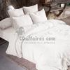 Housse De Couette - Gaia - Chantilly - 240x220cm - Coton - Double Gaze - Blanc