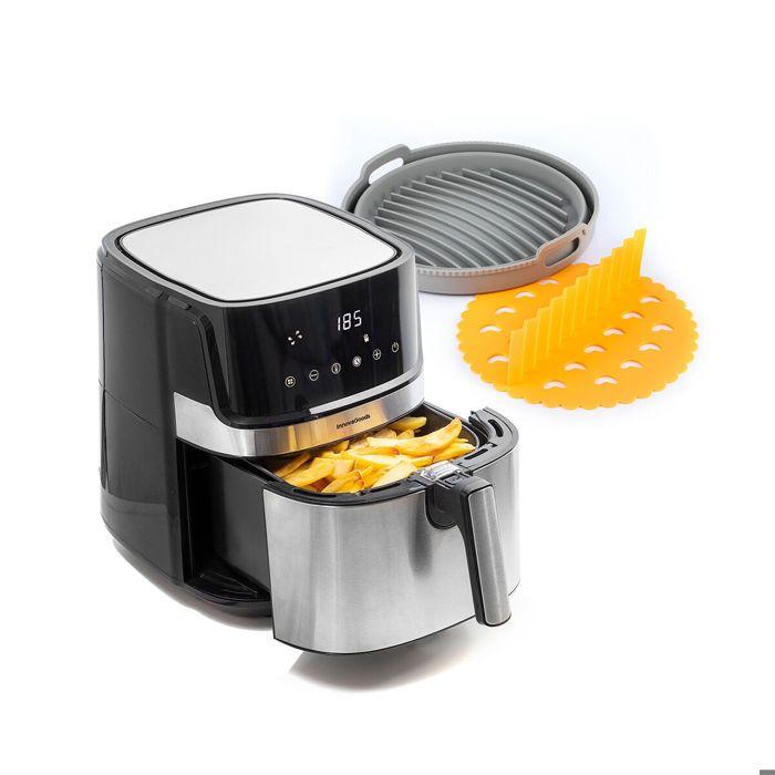 Friteuse à Air - InnovaGoods - 5,5 L - Anti-adhérente - 1700 W - Multifonction 8 programmes
