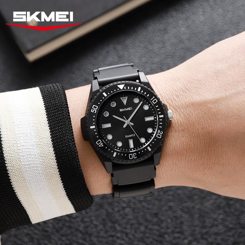 SKMEI 2622 Fashion Quartz Watch for Men Waterproof Shockproof Watch Gift for Teenagers Students Reloj Mujer Clock Mens
