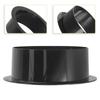 Black Ventilation Pipe Joint ABS Exhaust Pipe Connector Wall Flange Connector  Ventilation Pipe
