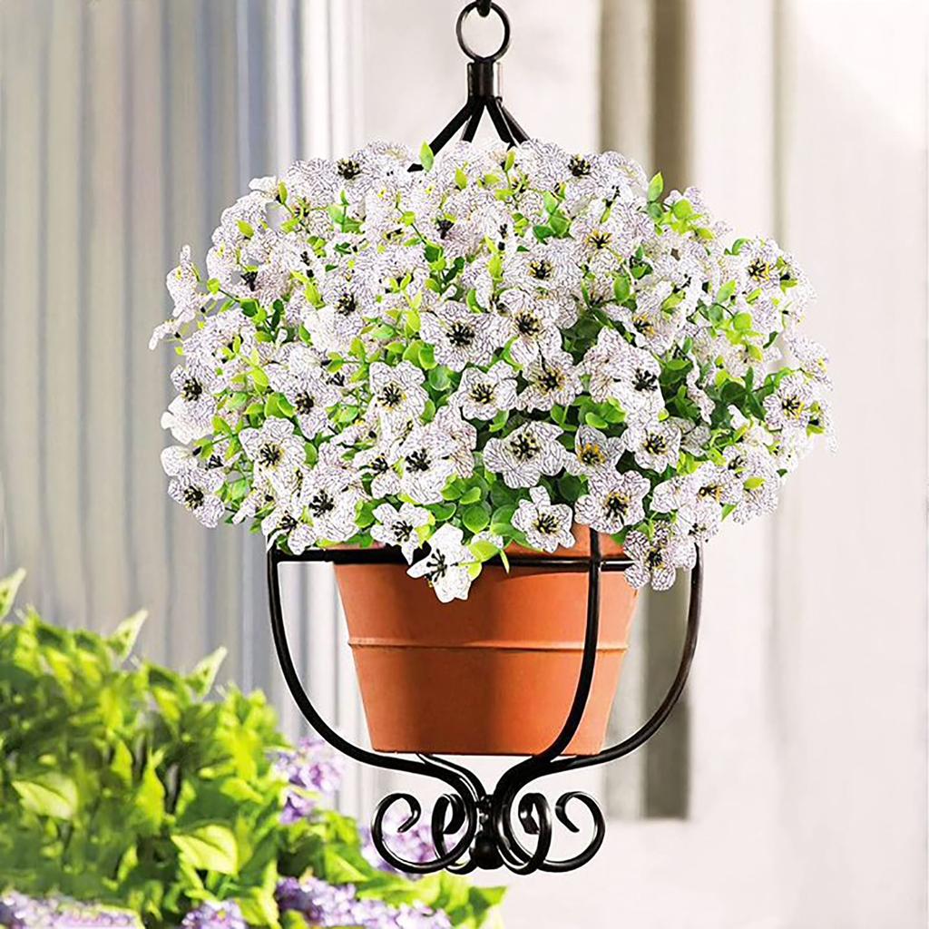 Outdoor Artificial Flowers And Green Plants 7-head  Violet Arrangement Shooting Guide