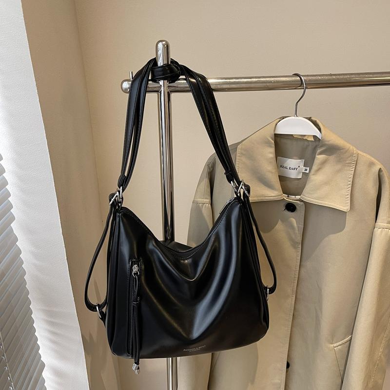 Bolso Hobo de Hombro de PU con Correa Ajustable Bolso de Mano Elegante para Mujer para Uso Diario y Salidas Casuales