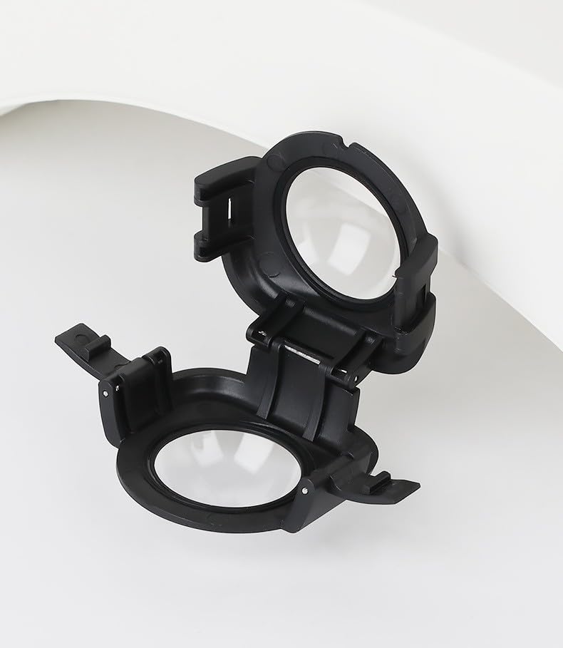 MAXOLA Insta360 X4 Panoramic Camera Lens Protective Cover Waterproof Dustproof Lens Protective Cover Protective Glass Scratch-proof (Snap-on (Upgraded