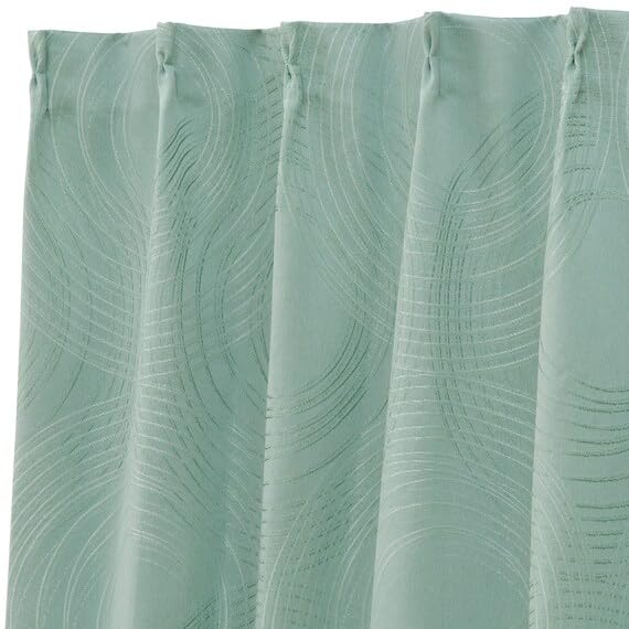 

Nitori PK001 Lined Blackout Level Set of Product 7321854 Curtains, 2, Heat-Resistant, 100x135cm, 2, Green, Code зелёный