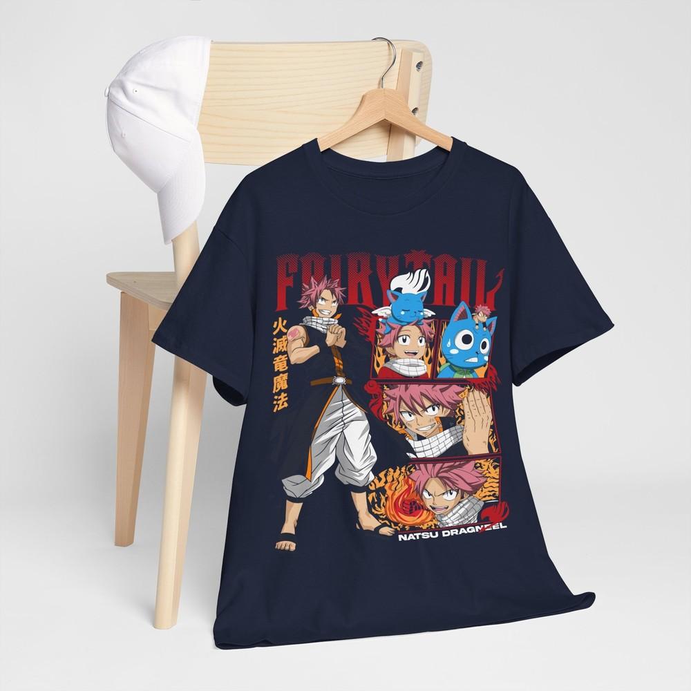 Fairy Tail Tshirt Gray Fullbuster Natsu Dragneel Girl Anime Gift Shirt gift M