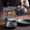 999 Silver Hand-Painted Zisha Teapot
