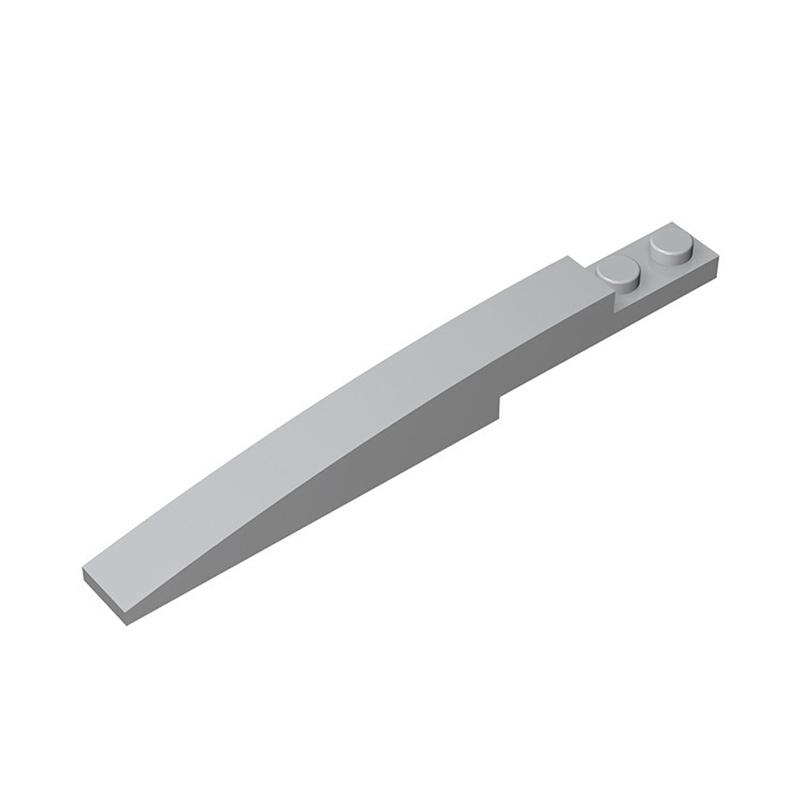 50g/23Pcs MOC Parts 13731 85970 Brick Slope Curved 10 x 1 Compatible Bricks DIY Assmble Building Blocks Particle Kid Brain To