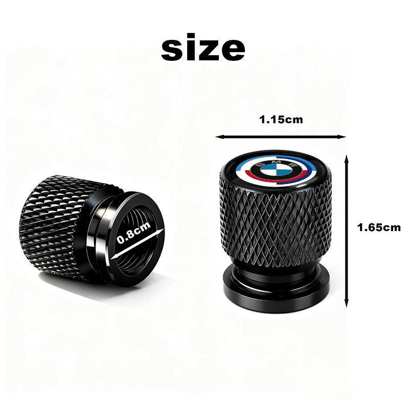 THM28 Car Wheel Tire Valve Caps Tyre Stem Covers Airdust Waterproof For BMW E61 E81 E87 1 2 3 4 5 6 7 Series X1 X3 X4 X5 X6 F20 E90