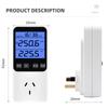 Digital Power Energy Meter 230V Wattmeter Socket Analyzer LCD AC Voltmeter Ammeter Consumption Monitor Kwh And Cost Display