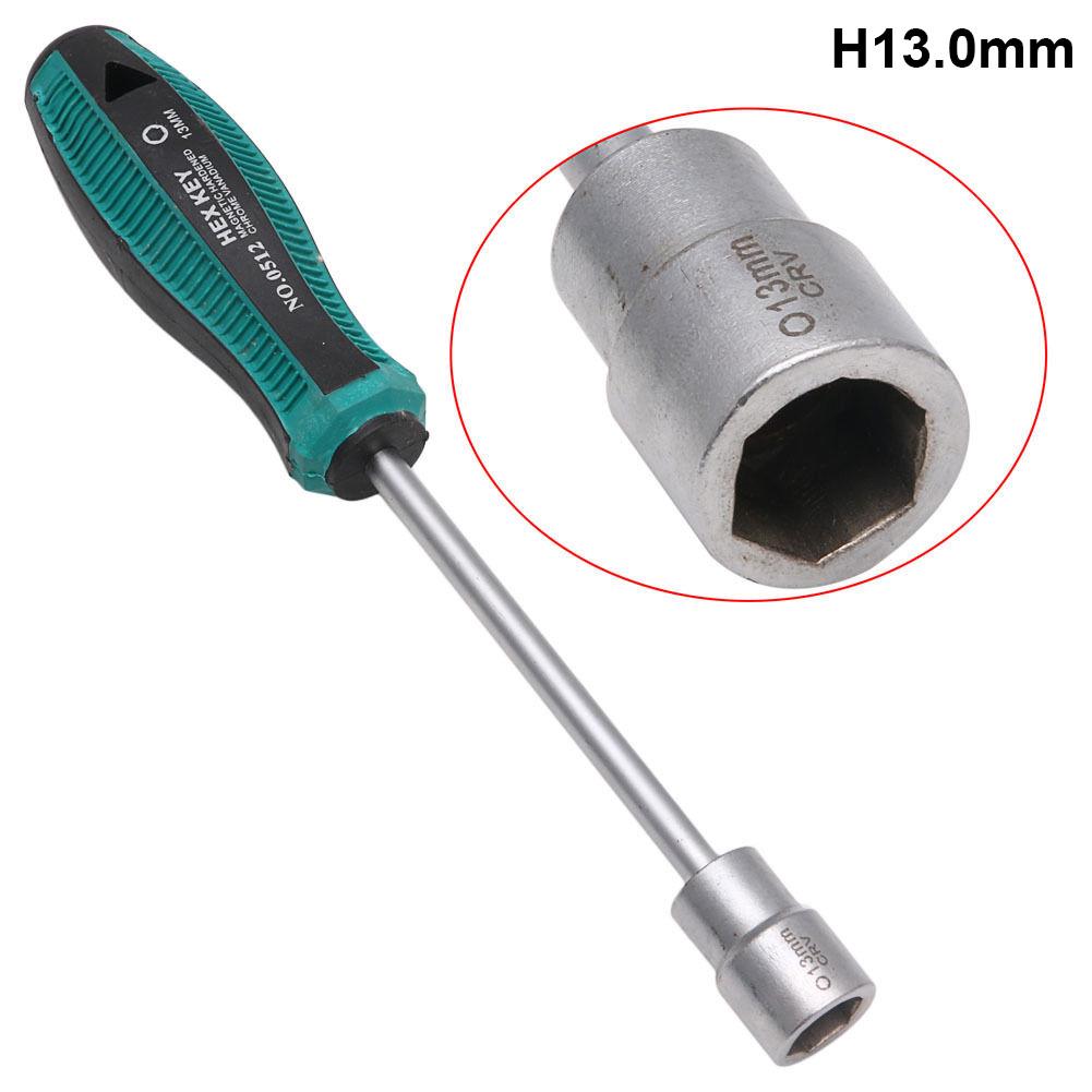 3mm-14mm Metal Socket Driver Wrench Screwdriver Hex Nut Key Nutdriver Hand Tools Home Furniture Repair Accessories