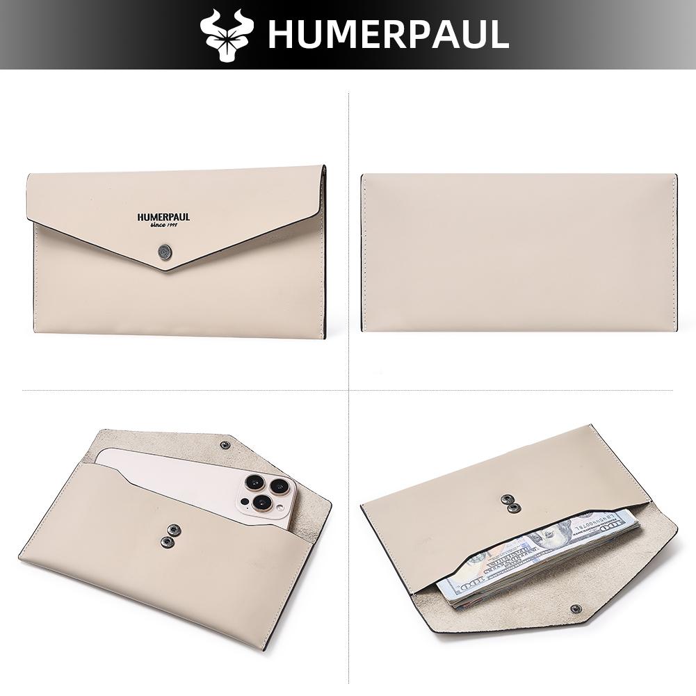 Humerpaul Ladies Thin Wallet Can Hold Multiple Large Banknotes Can Hold Mobile Phones Bank Cards Passport Books