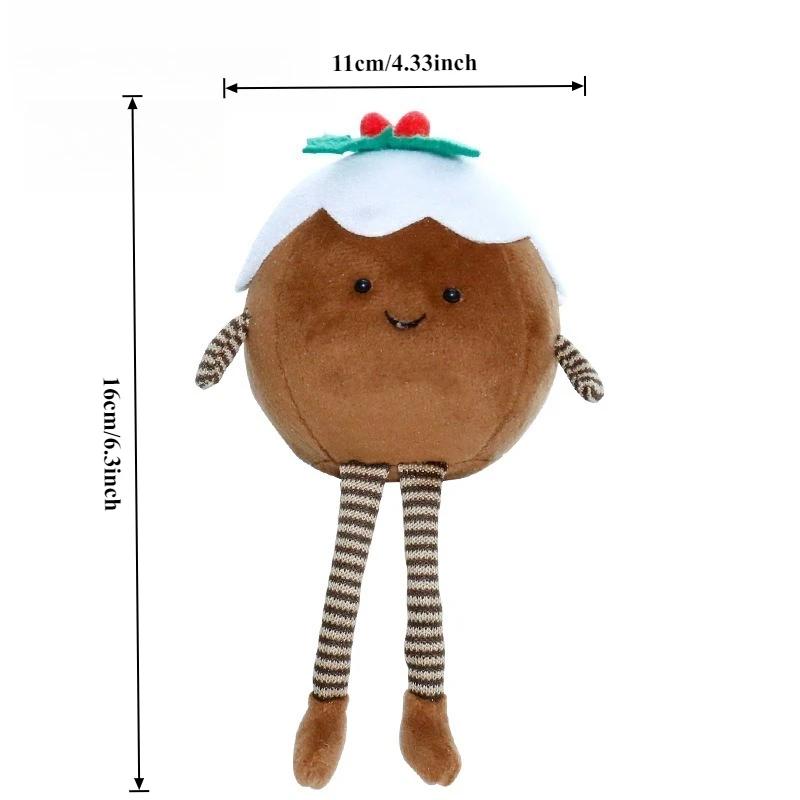 Christmas Tree Decoration Cute Mushroom Wreath Gingerbread Man Christmas Tree Ornament Soft Touch Doll For Kids Christmas Gift