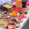 Stainless Steel Multi-Compartment Seasoning and Toppings Box for Commercial Use