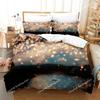 3D Landscape Duvet Cover King Full Size Summer Palm Trees Beach Sea Waves Ocean Theme for Kids Girl Boys Polyester Bedding Set