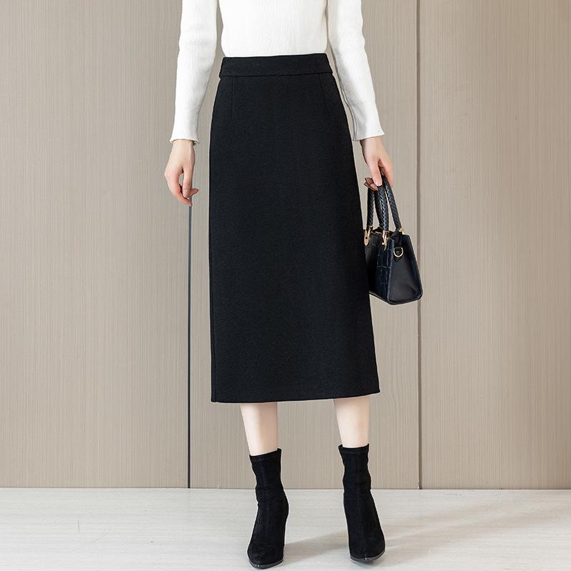 

Women s High Waist Loose Midi A-line Skirt - Fashionable & Slimming, 2025 Autumn/Winter Collection S /26 [85-95 jin recommended]