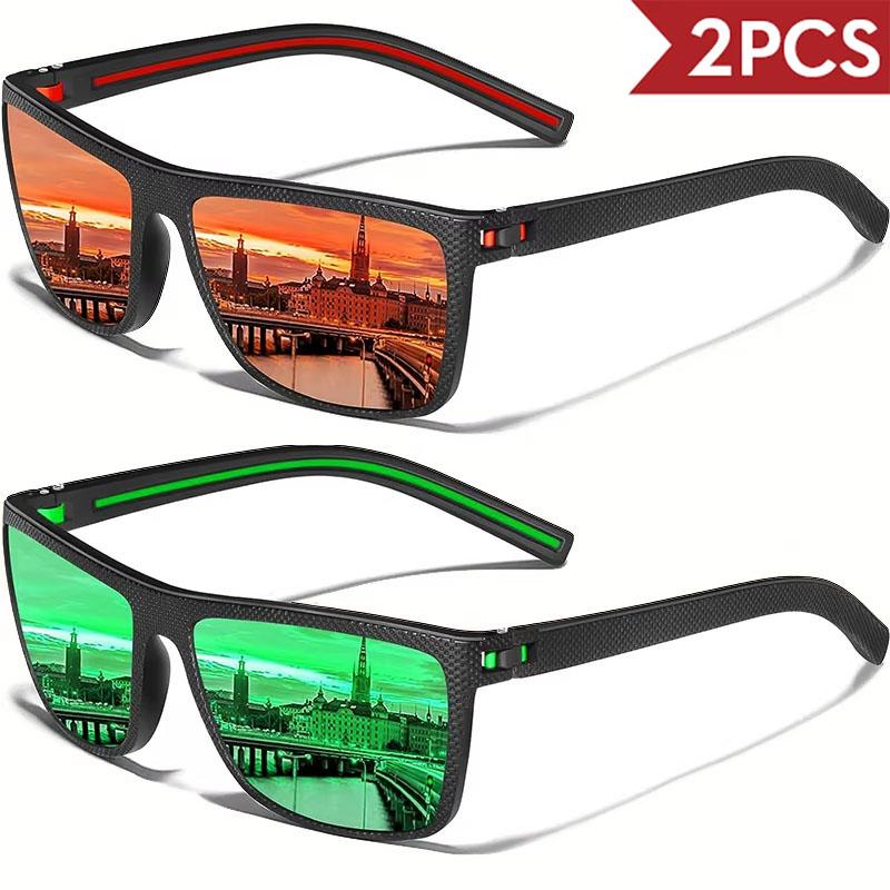 3PCS Amazing Men Polarized Sunglasses Unisex UV400 Glasses Fishing Goggles Outdoor Sport Eyewear  for Driving Fishing Cycling