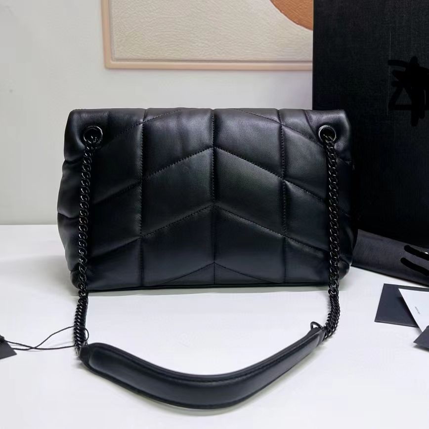 Guangzhou Leather Chain Diamond Bag Plus Embroidery Thread Women's Bag Cross-body OEM