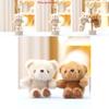 Plush Bear Keychain With Super Soft Short Plush For Girls Gift And Bag Decor
